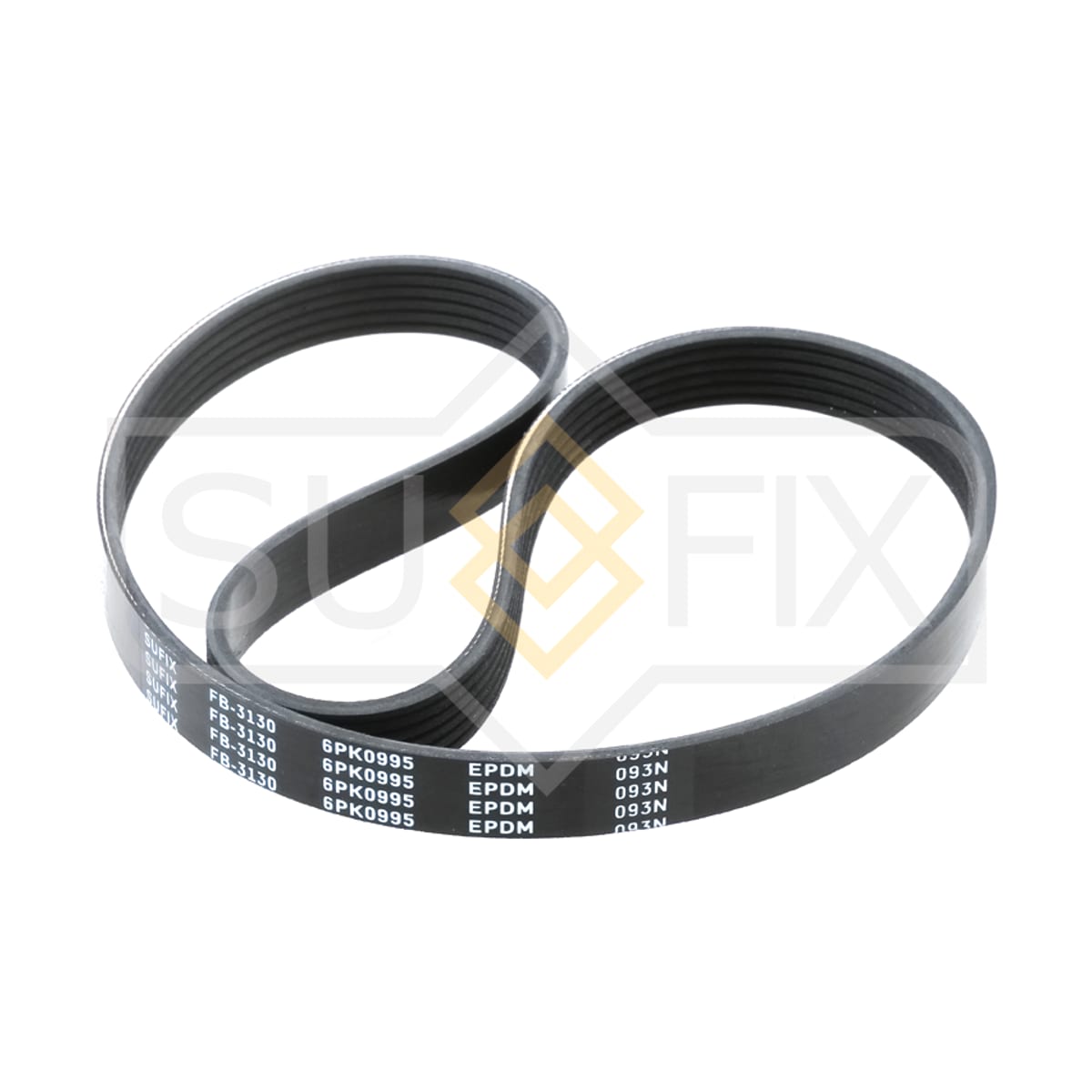 Деталь Ремень поликлиновой 6PK0995 LADA GRANTA 2190-94/KALINA 2192-94/PRIORA 2170-72 SUFIX