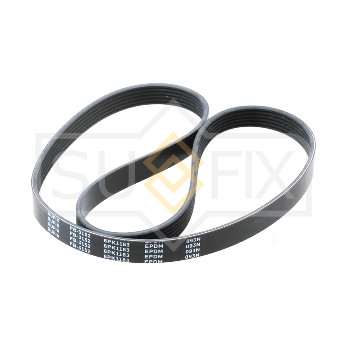 Деталь Ремень поликлиновой 6PK1183 SUFIX