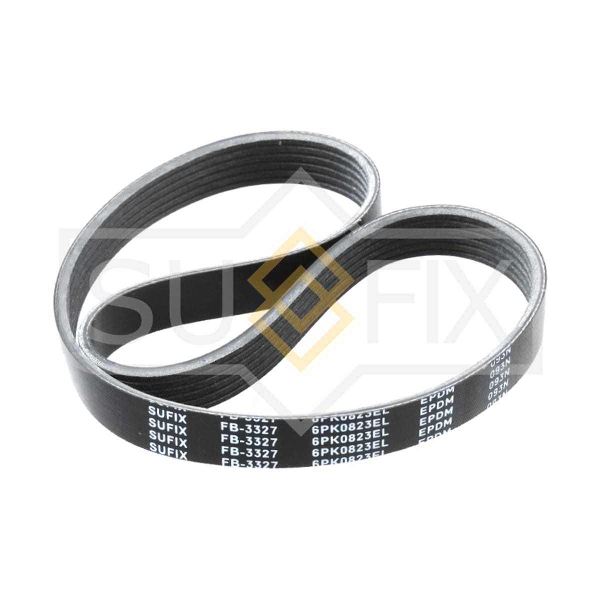 Деталь Ремень поликлиновой эластичный 6PK0823EL LADA GRANTA 2190-94/KALINA 2192-94/PRIORA 2170-72 SUFIX