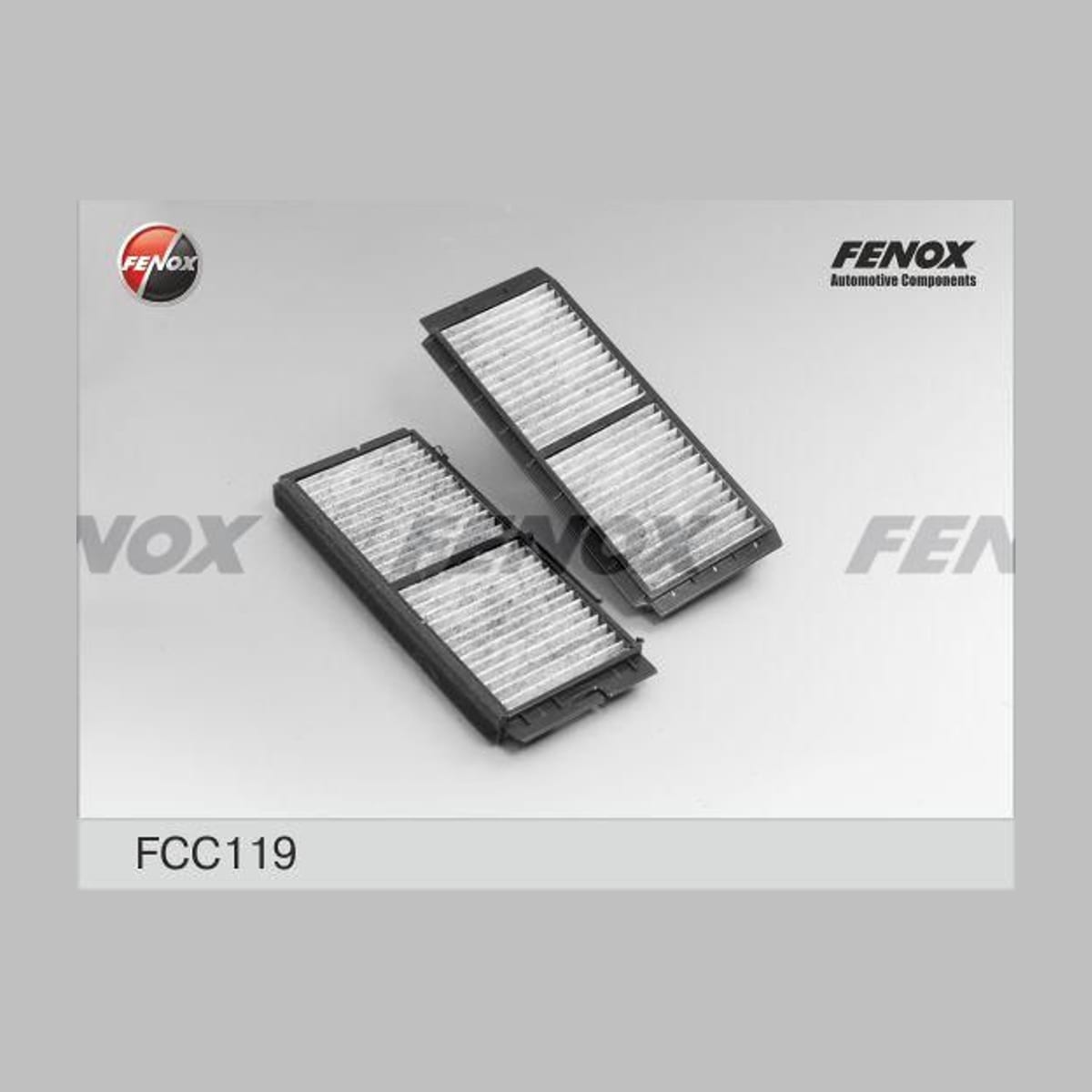 FENOX Салонный фильтр угольный к-т из 2 ШТ