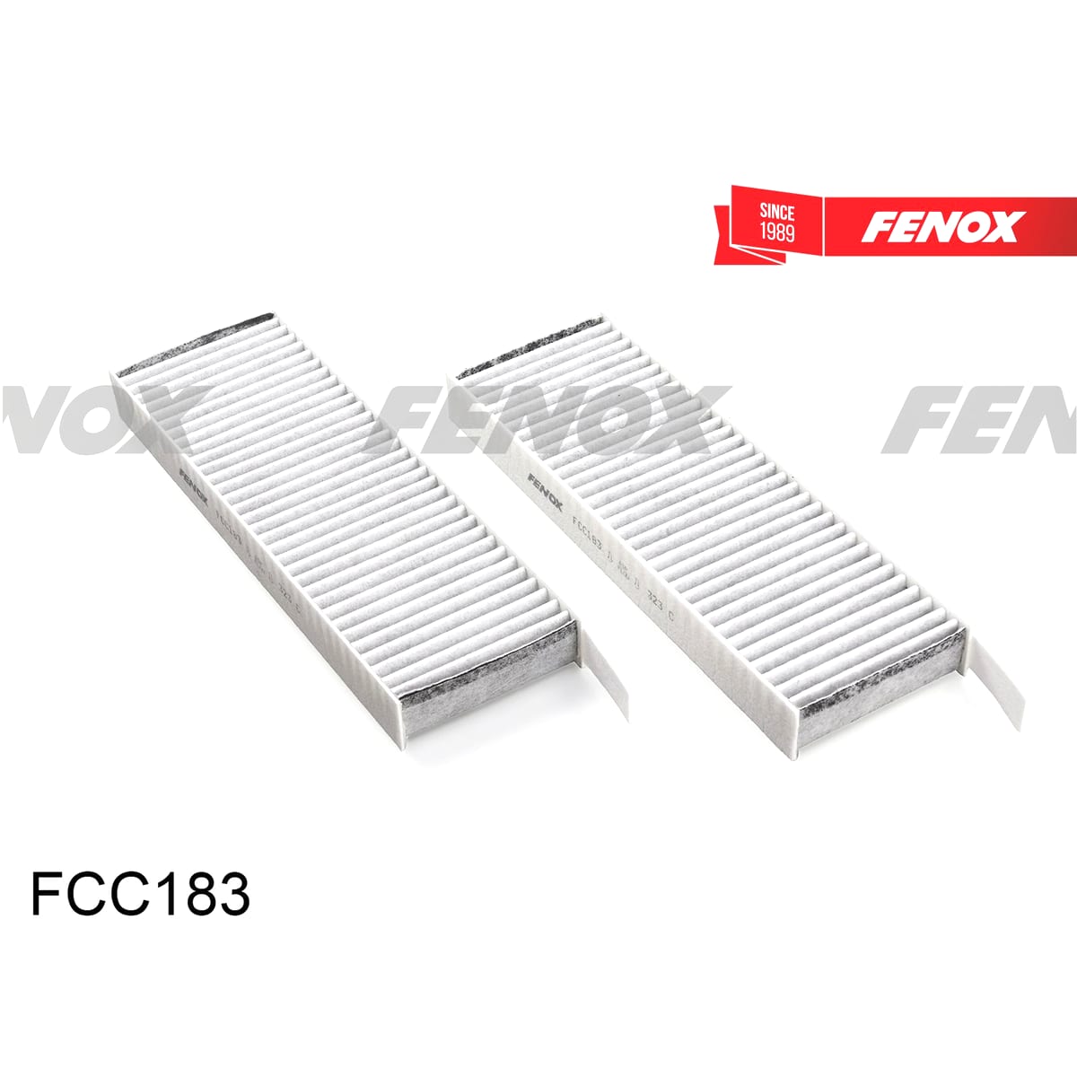 Деталь Салонный фильтр угольный к-т из 2 ШТ FENOX