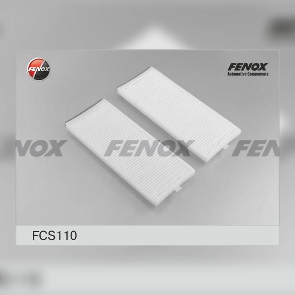 Деталь Салонный фильтр угольный к-т из 2 ШТ FENOX