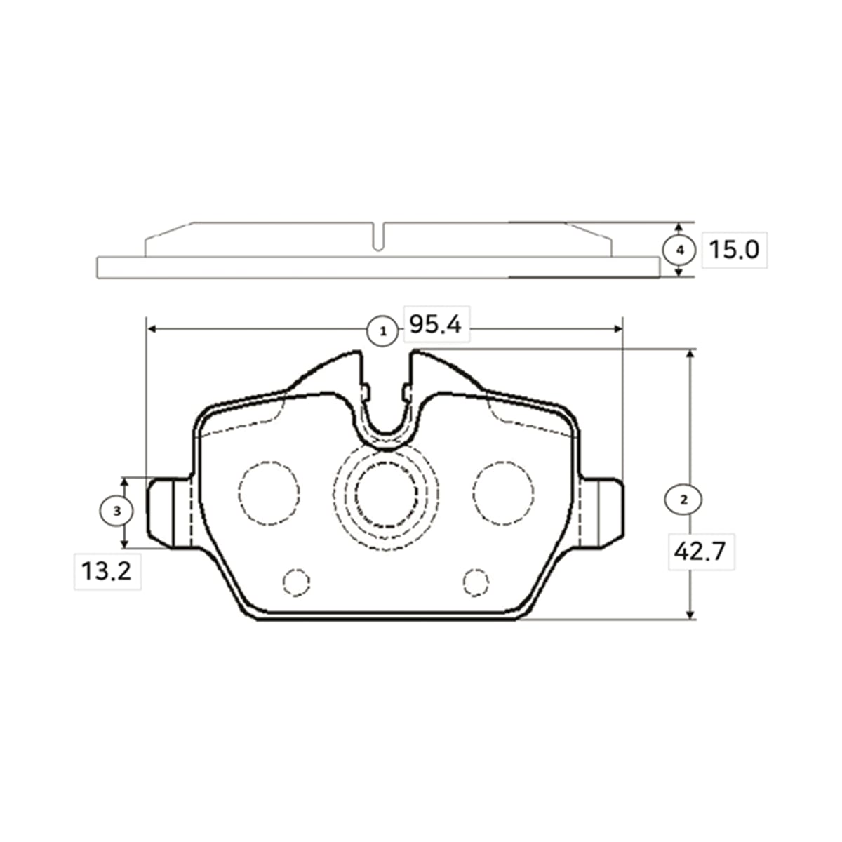 Деталь CKB-22 GK0022 Колодки тормозные дисковые CTR