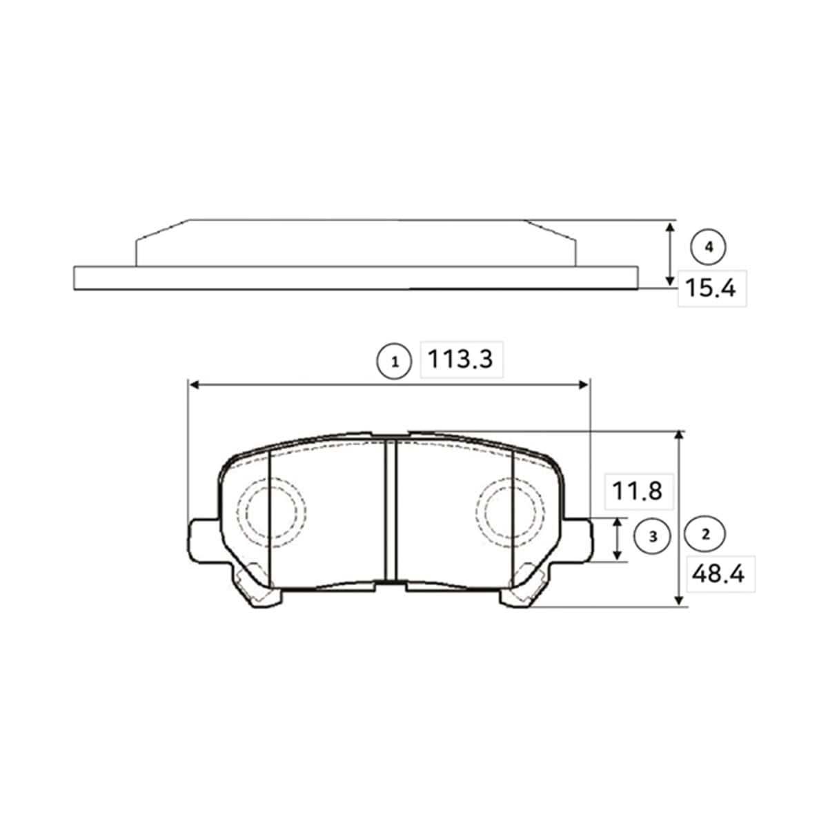 Деталь CKHO-84 GK0401 Колодки тормозные дисковые CTR
