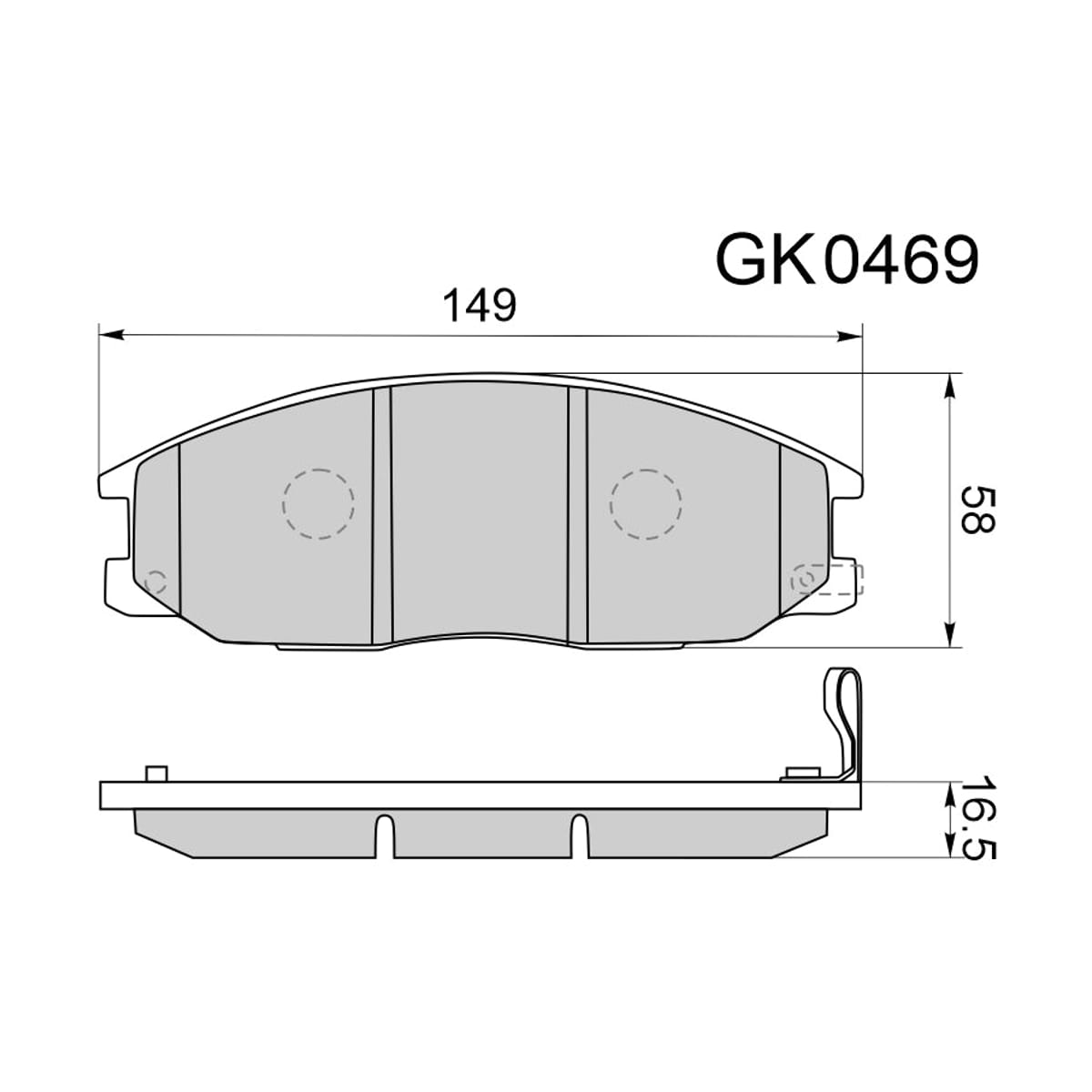 CTR Колодки тормозные дисковые GK0469 (перед)