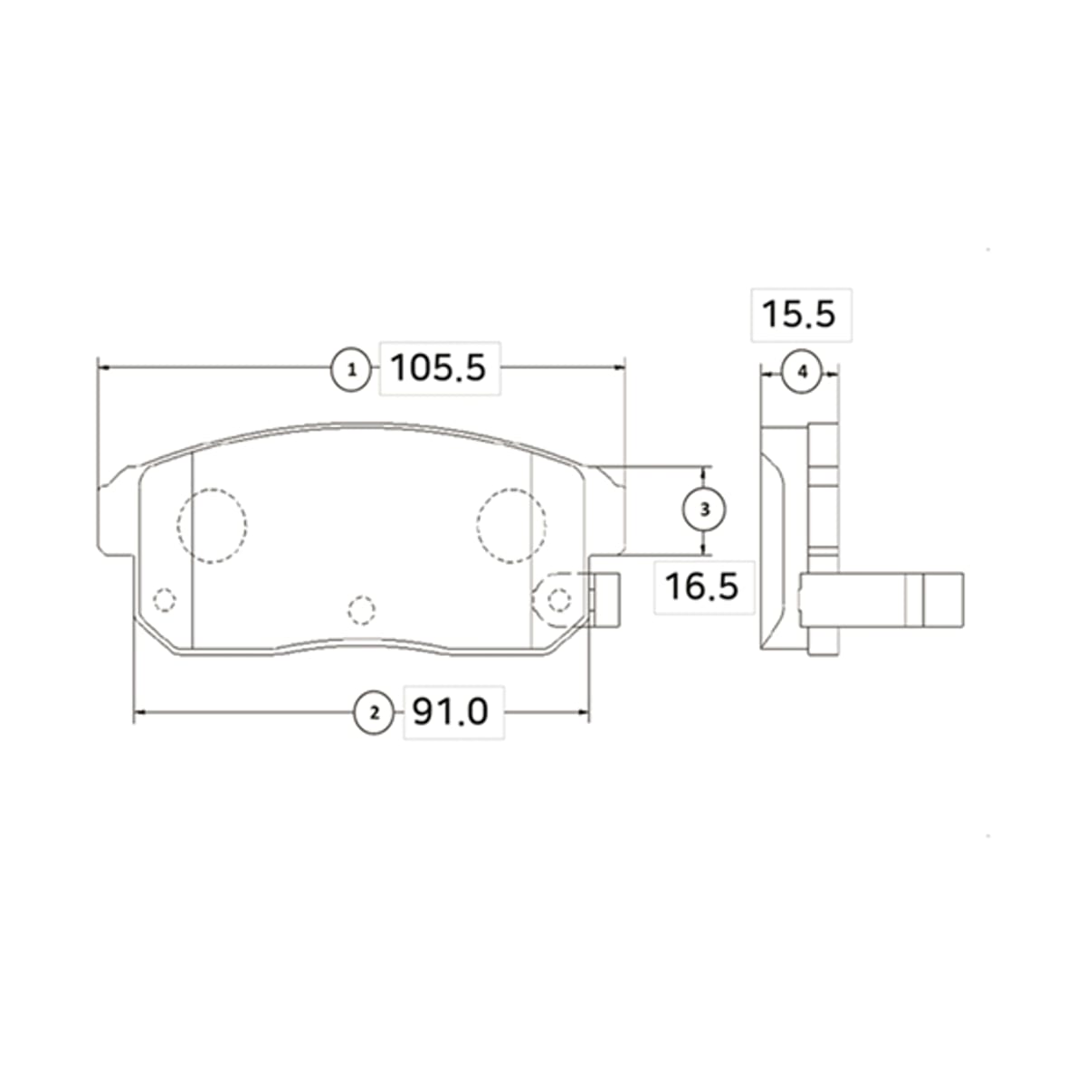 CTR CKN-19 GK0734 Колодки тормозные дисковые