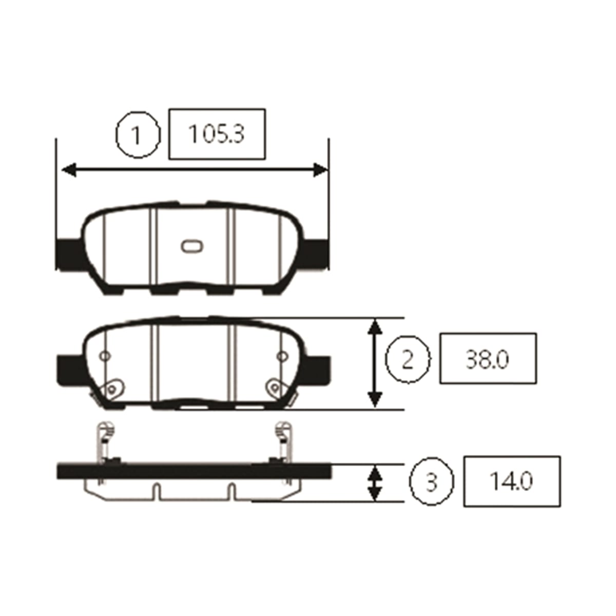 CTR CKN-131 GK0846 Колодки тормозные дисковые