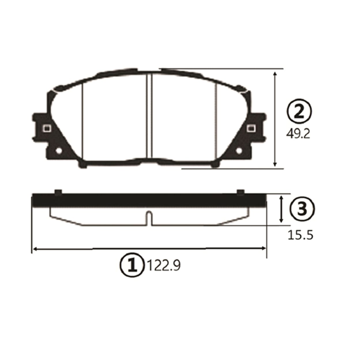 Деталь CKT-173 GK1186 Колодки тормозные дисковые CTR
