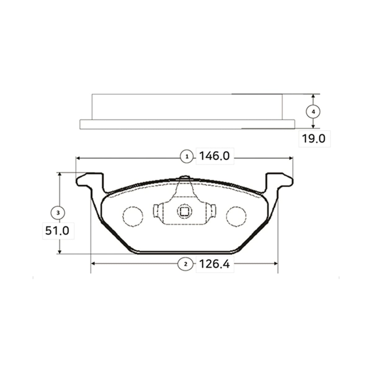 Деталь CKVW-53 GK1280 Колодки тормозные дисковые CTR
