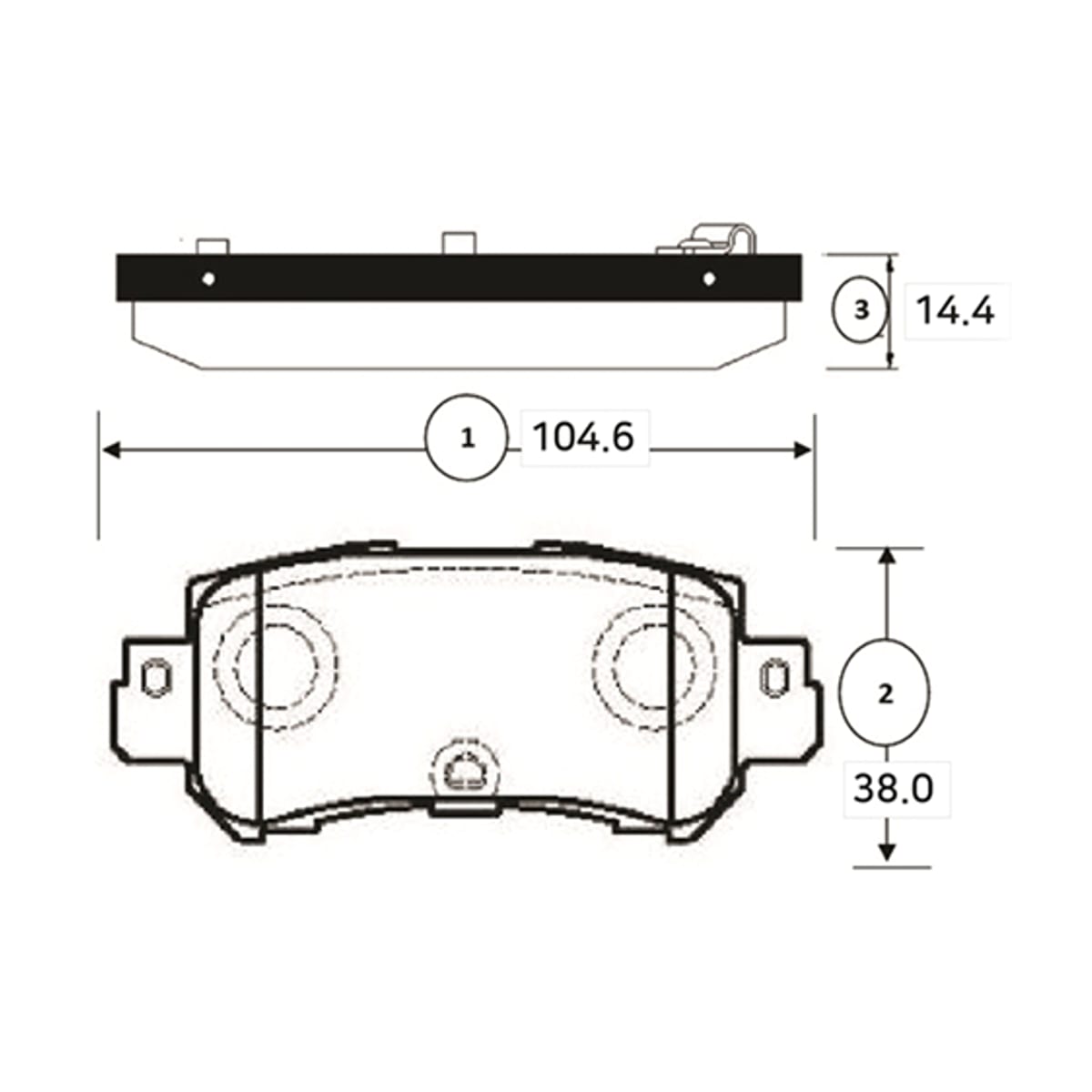 Деталь CKMZ-71 GK1355 Колодки тормозные дисковые CTR