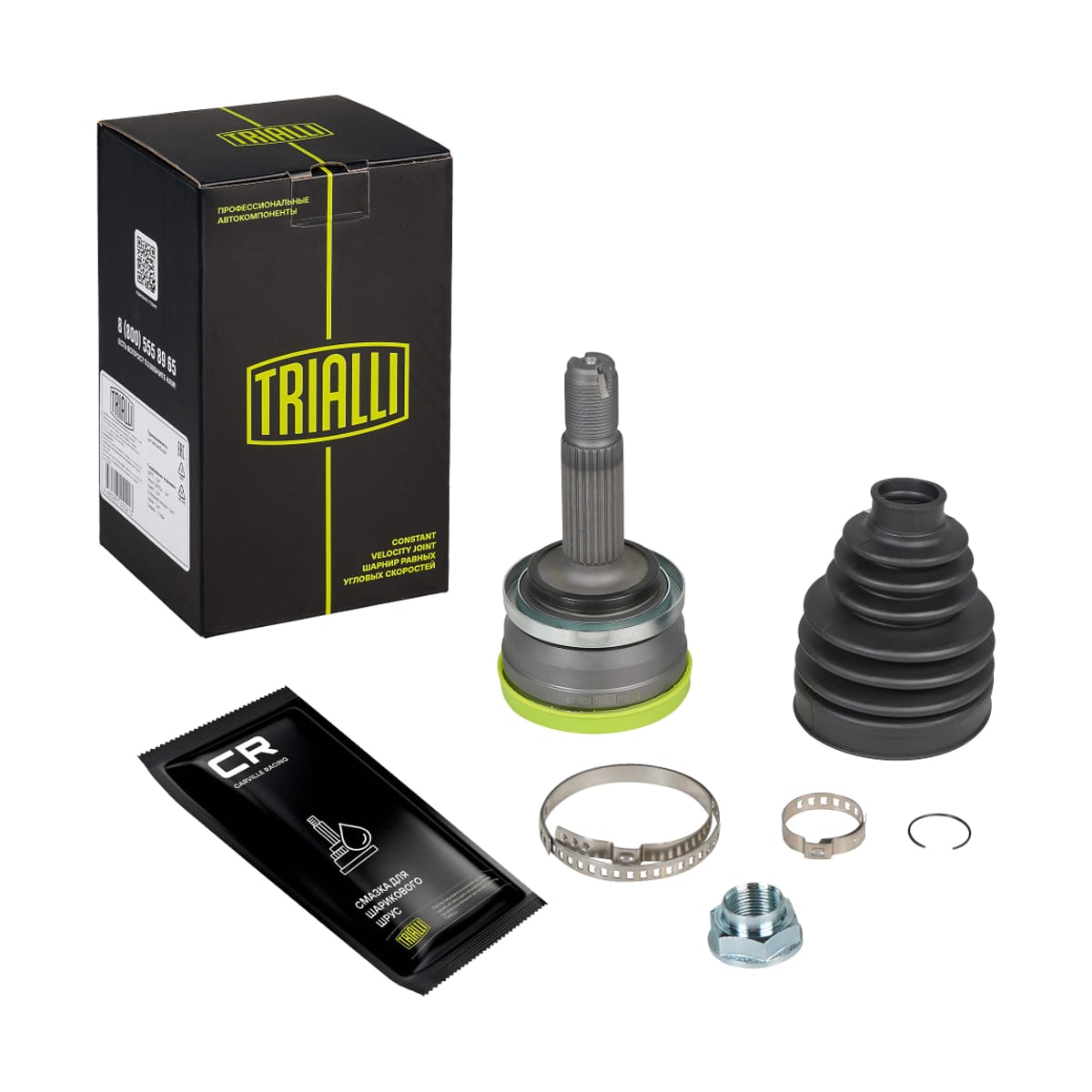 TRIALLI ШРУС для а/м Hyundai Solaris II (17-)/Kia Rio (17-) 1.4i/1.6i (наруж.) GO0824 (перед прав/лев)