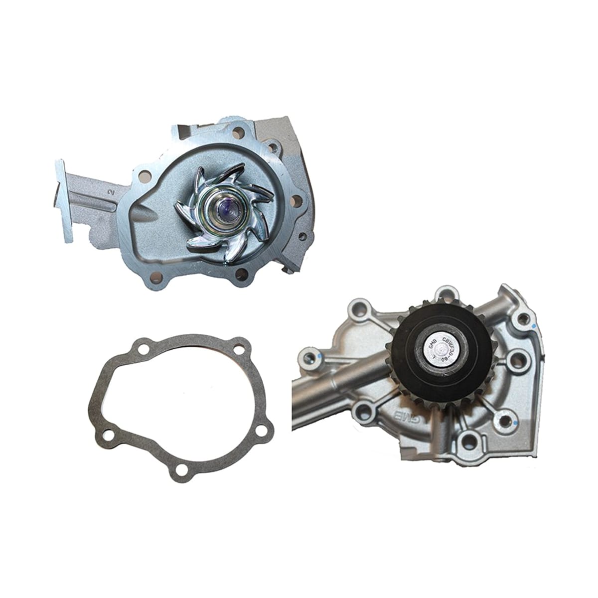 GMB Насос водяного охлаждения Chevrolet Aveo 02-11 / Matiz 04-10 A08S3;B10S;B12S1;B12S3;F12S3;F8CV;L11;LA2;LBF;LQ4;LQ5;LY4