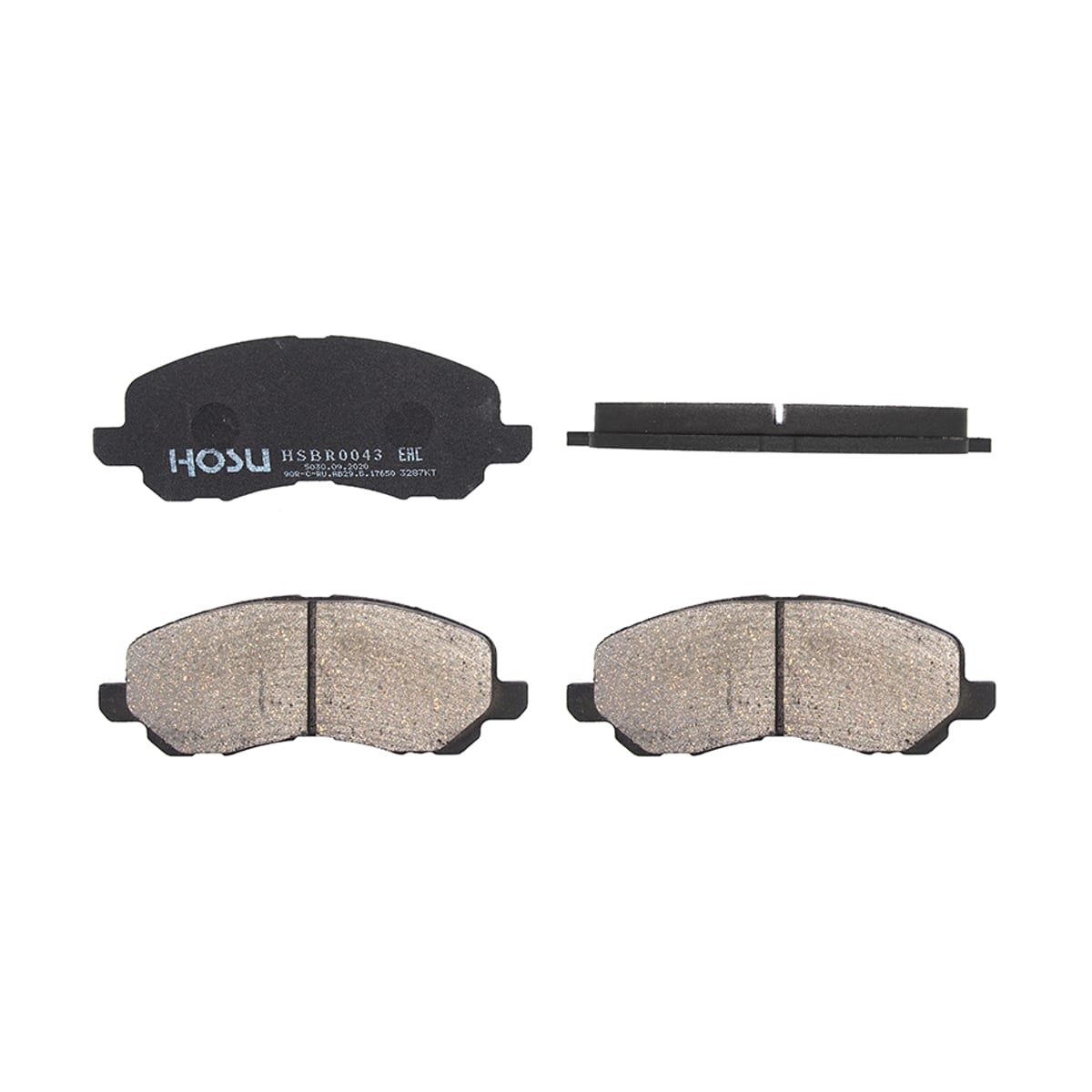 HOSU Колодки тормозные (Спереди) Mitsubishi ASX 10- / Delica 94-07