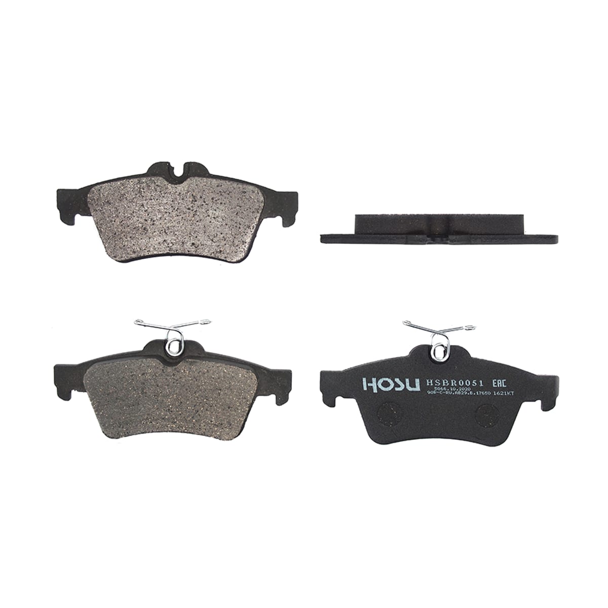 HOSU Колодки тормозные (Сзади) Citroen C5 08-17 / Ford Focus 04