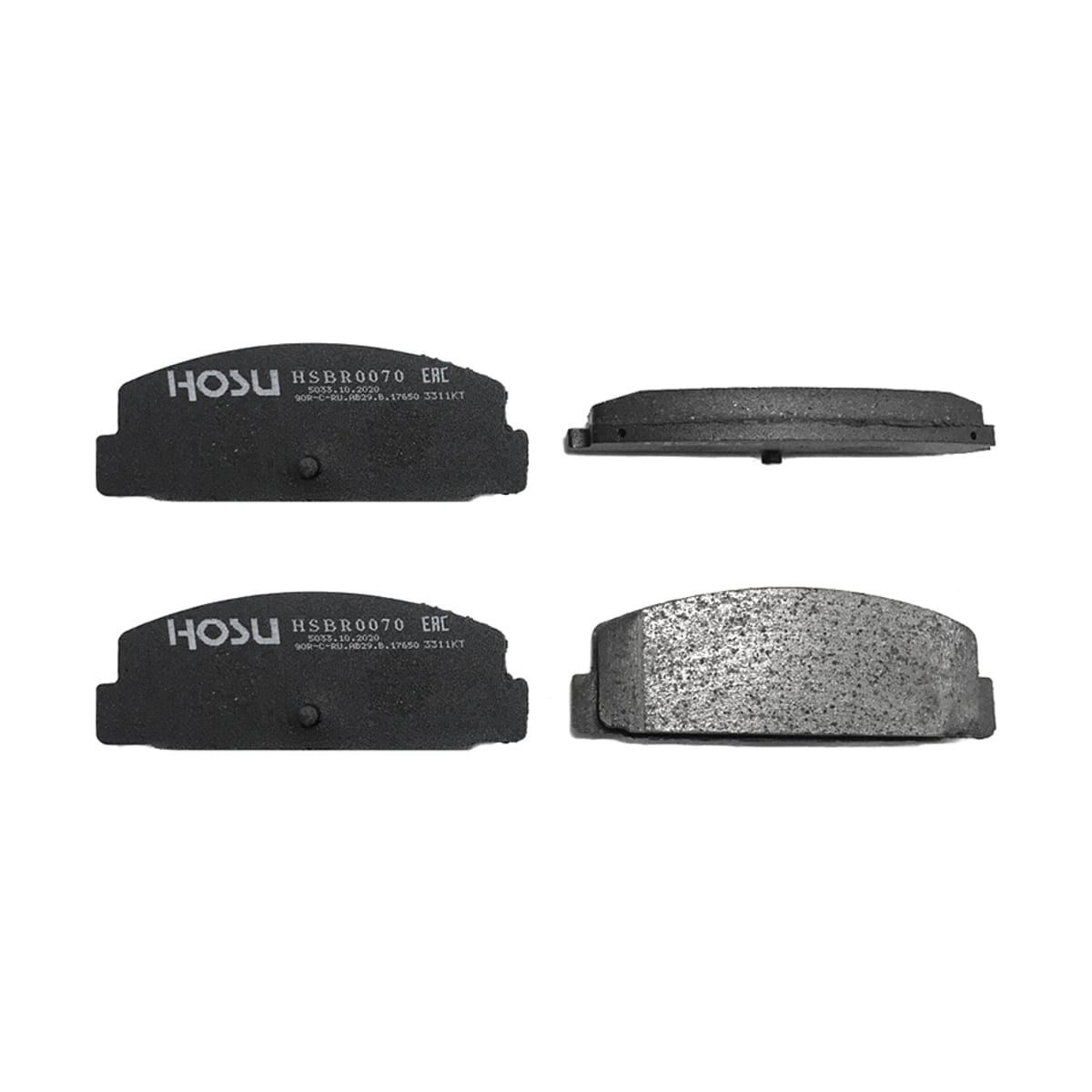HOSU Колодки тормозные (Сзади) Mazda 6 02-12 / FAW Besturn B50 12-17