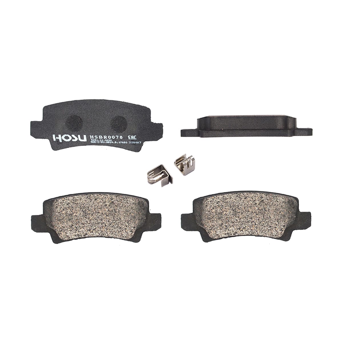 HOSU Колодки тормозные (Сзади) Toyota Corolla (E120) 00-07 / Corolla Fielder 00-06