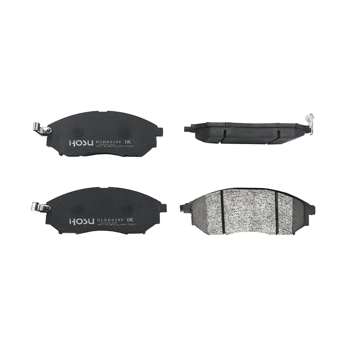 HOSU Колодки тормозные (Спереди) Infiniti FX35 02-08 / Nissan Murano 02-16