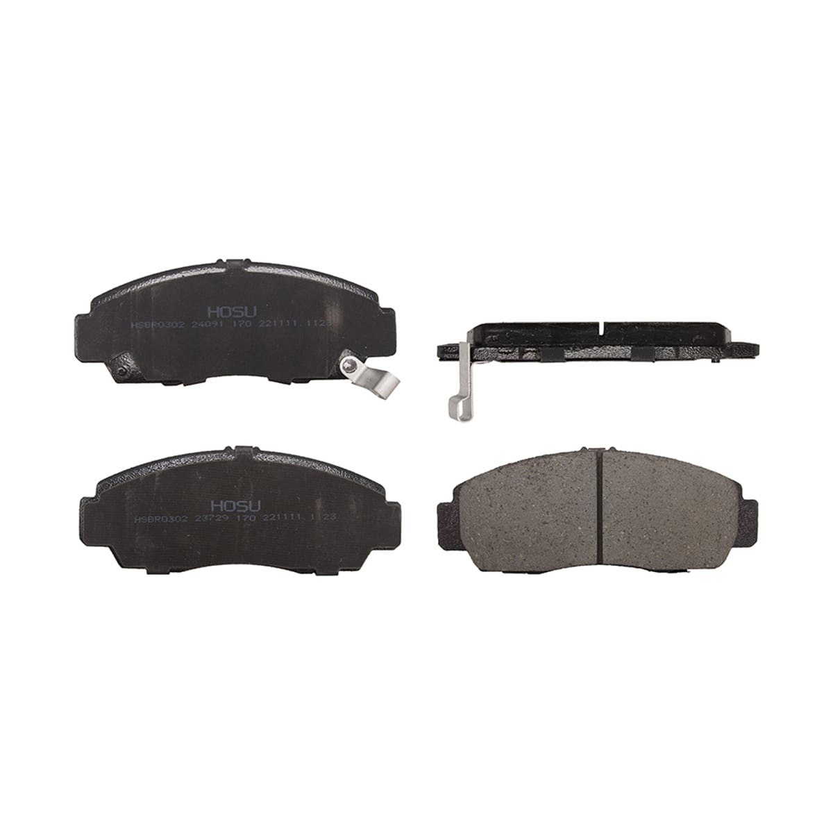 HOSU Колодки тормозные (Спереди) Honda Accord 02-13 / Civic 00-17