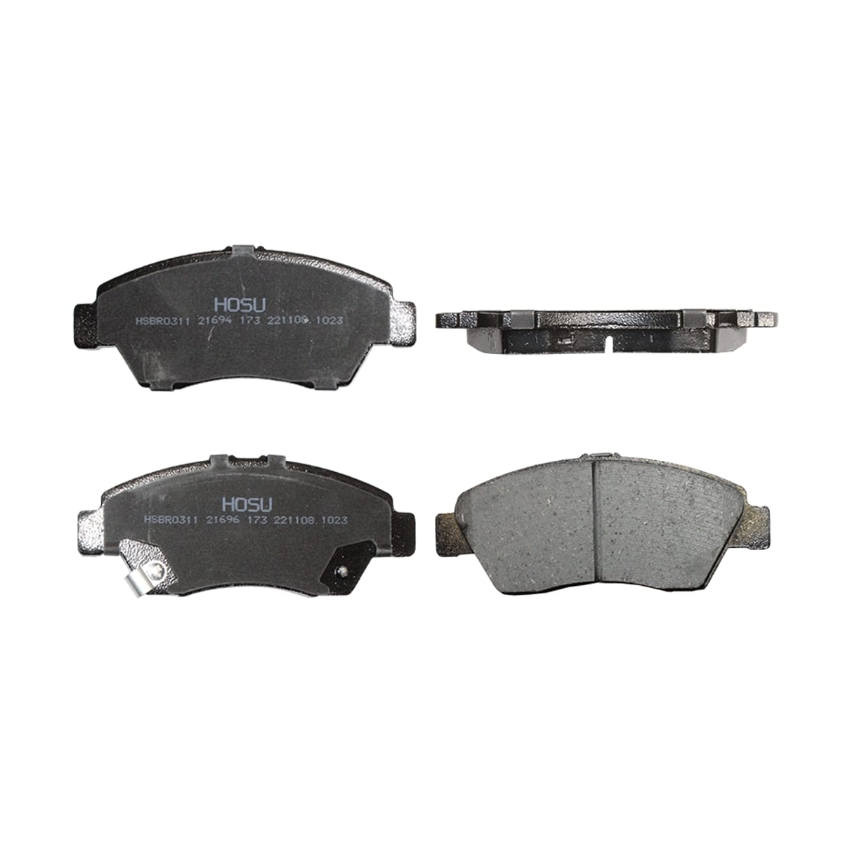 HOSU Колодки тормозные (Спереди) Honda Civic 91-12 / Civic Ferio 91-05