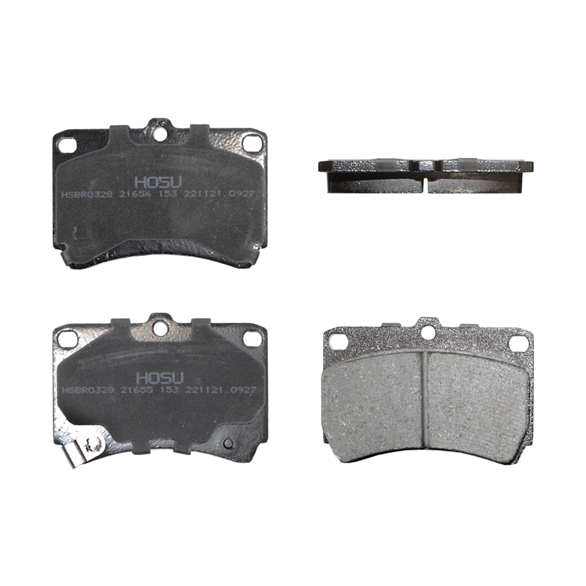 HOSU Колодки тормозные (Спереди) Kia Rio 00-05 / Mazda Demio 96-02