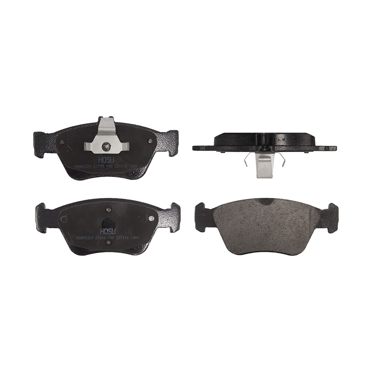 HOSU Колодки тормозные (Спереди) Mercedes-Benz C-Class 93-01 / E-Class 95-03