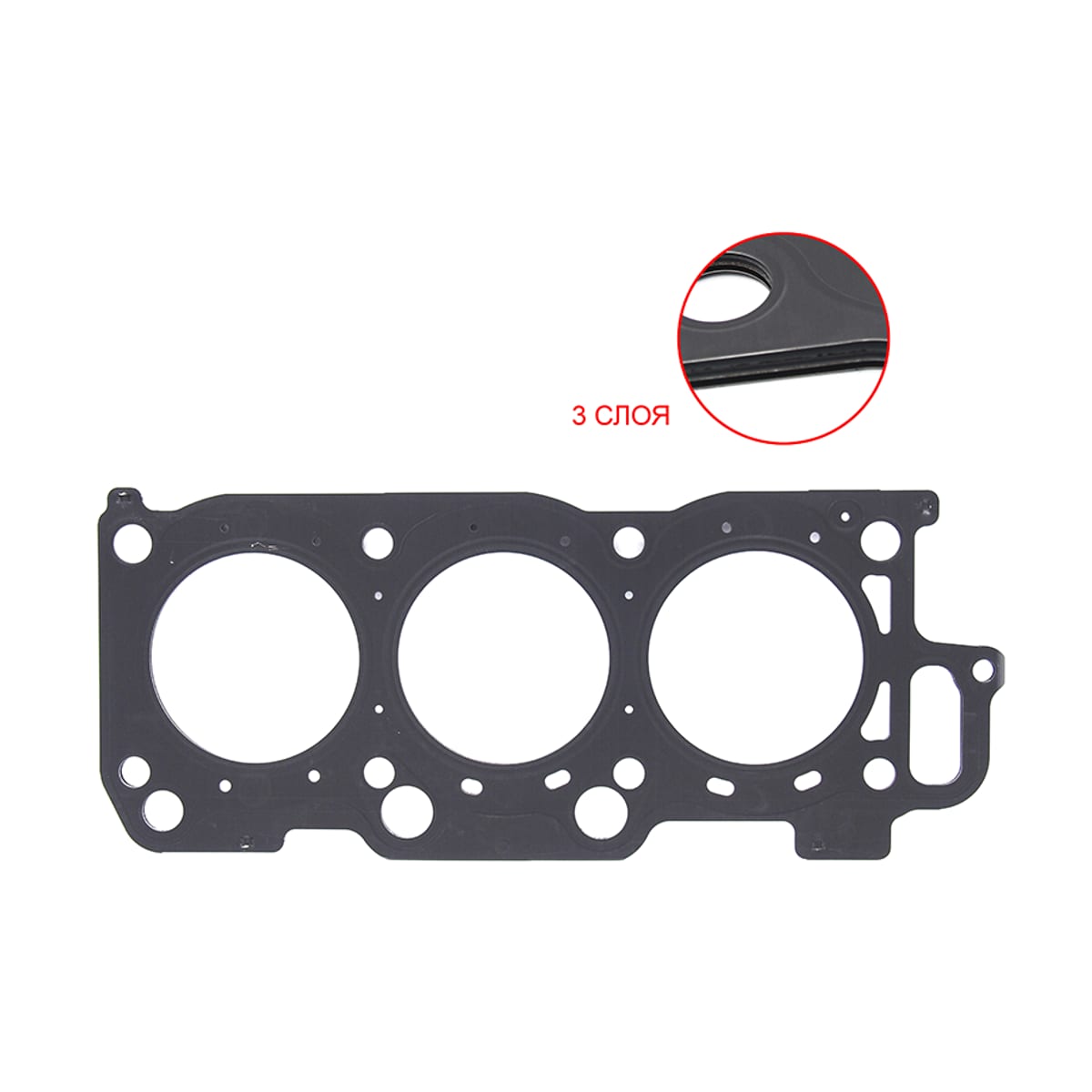 STONE Прокладка головки блока цилиндров Toyota Camry (XV20,XV30) 96-06 / Lexus ES 96-01 1MZFE;2MZFE (Металл)