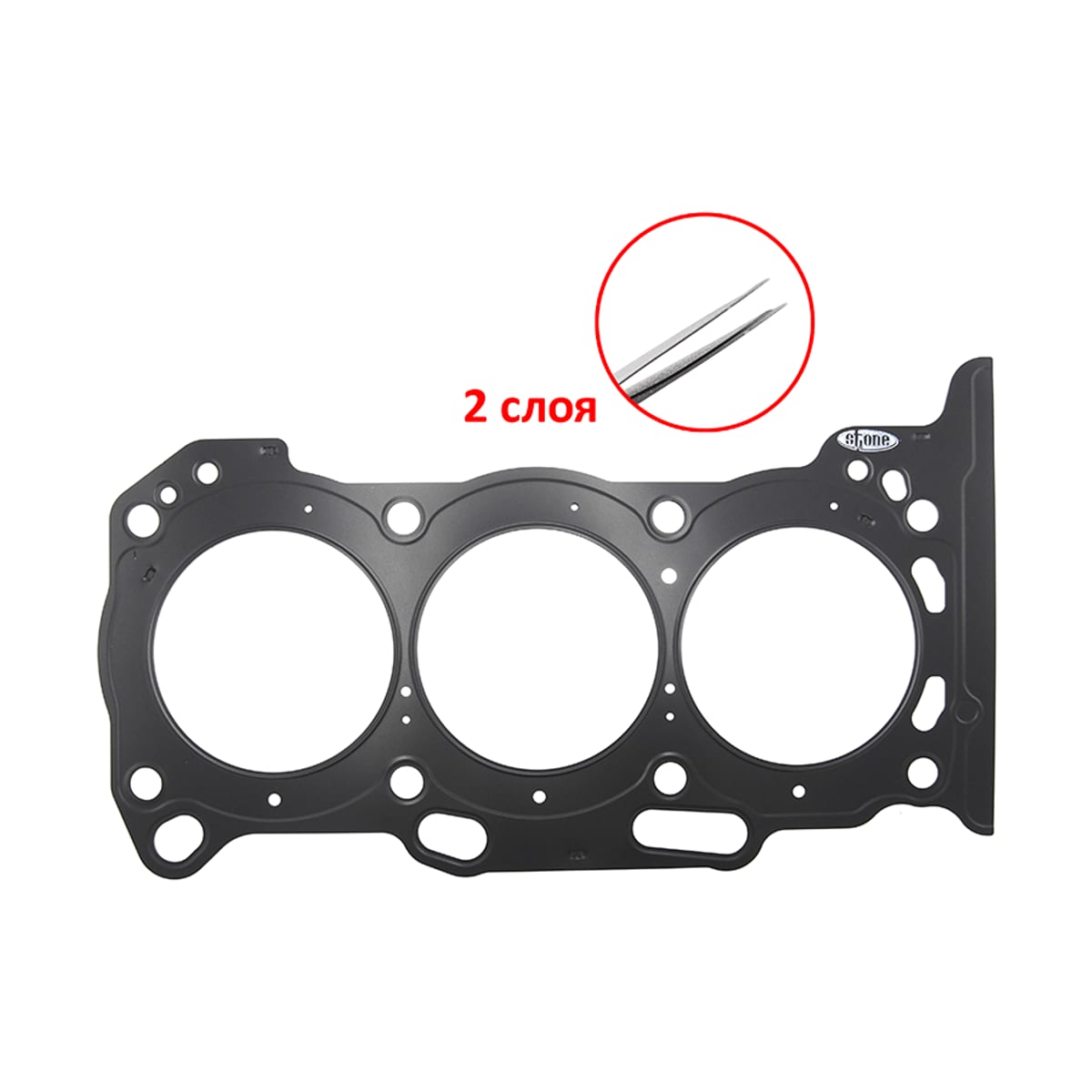 Деталь Прокладка головки блока цилиндров Lexus RX 08-15 / Toyota Camry Europe/Russia 06-18 2GRFE;2GRFSE;2GRFXE (Металл) STONE