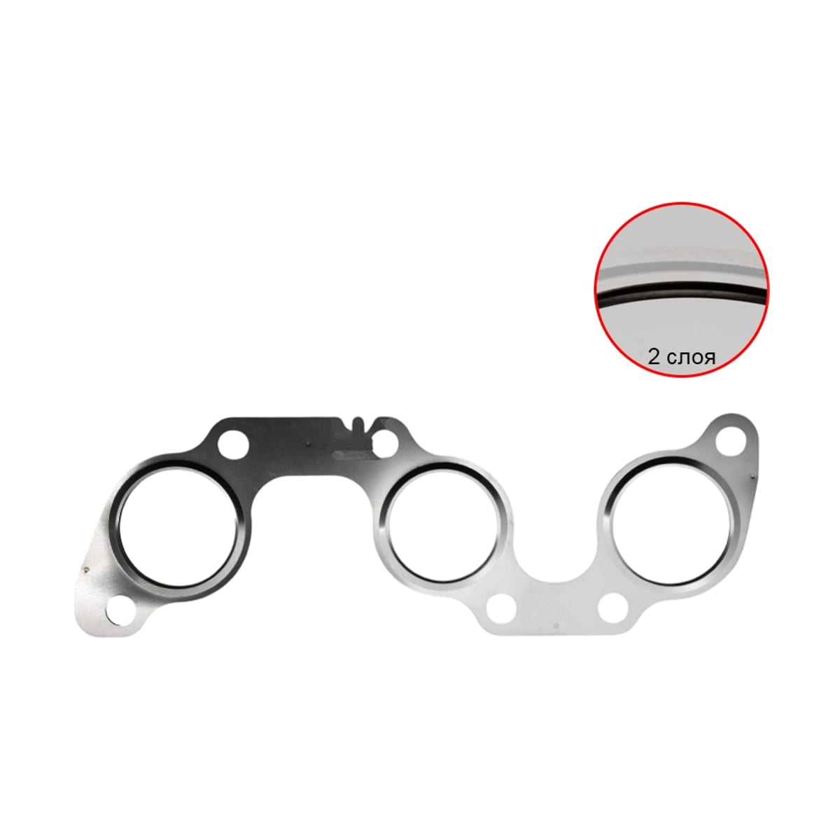 STONE Прокладка выпускного коллектора Lexus RX 97-03 / Toyota Camry 91-06 1MZFE;2MZFE;3MZFE