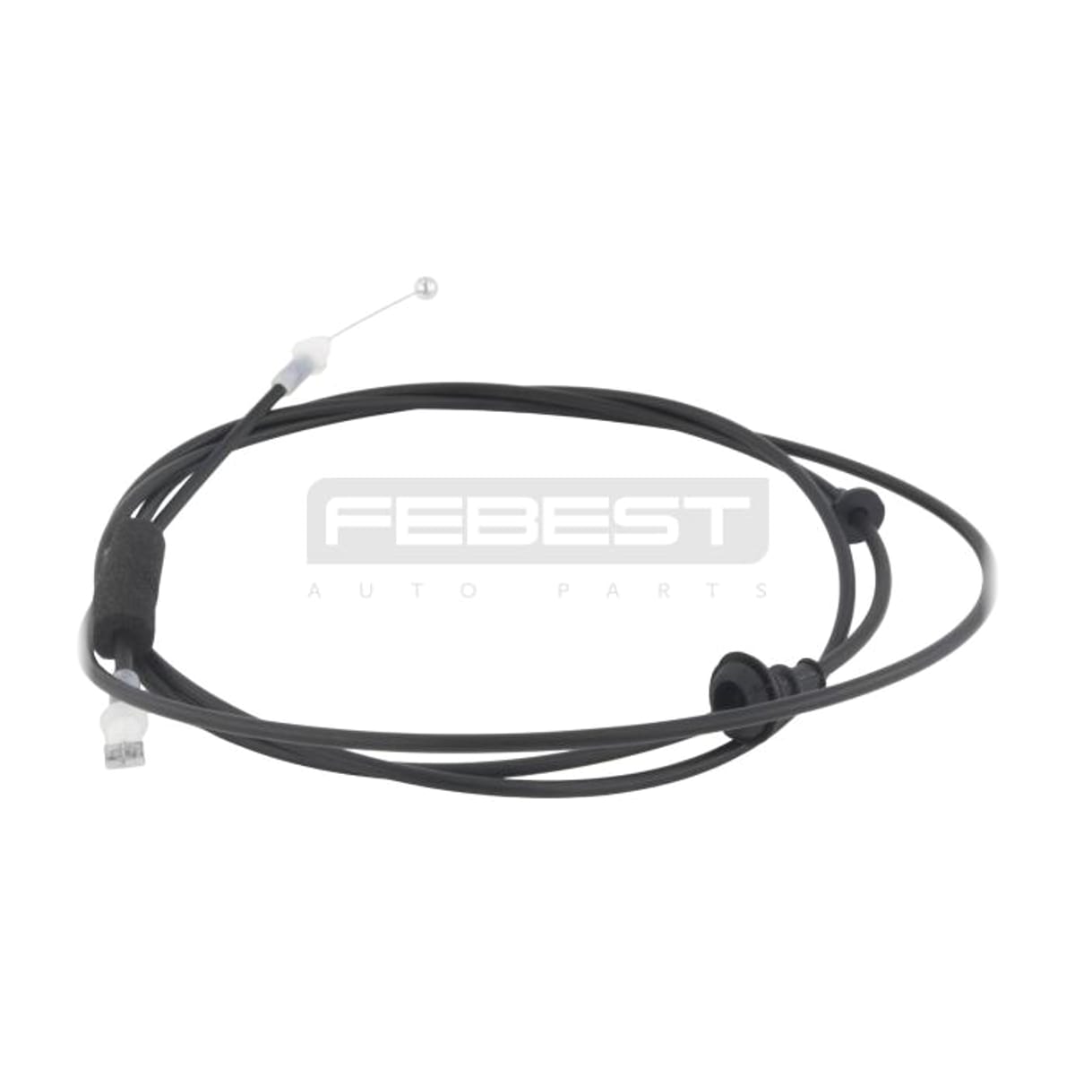 Деталь ТРОС ПРИВОДА ОТКРЫВАНИЯ ЗАМКА КАПОТА FEBEST