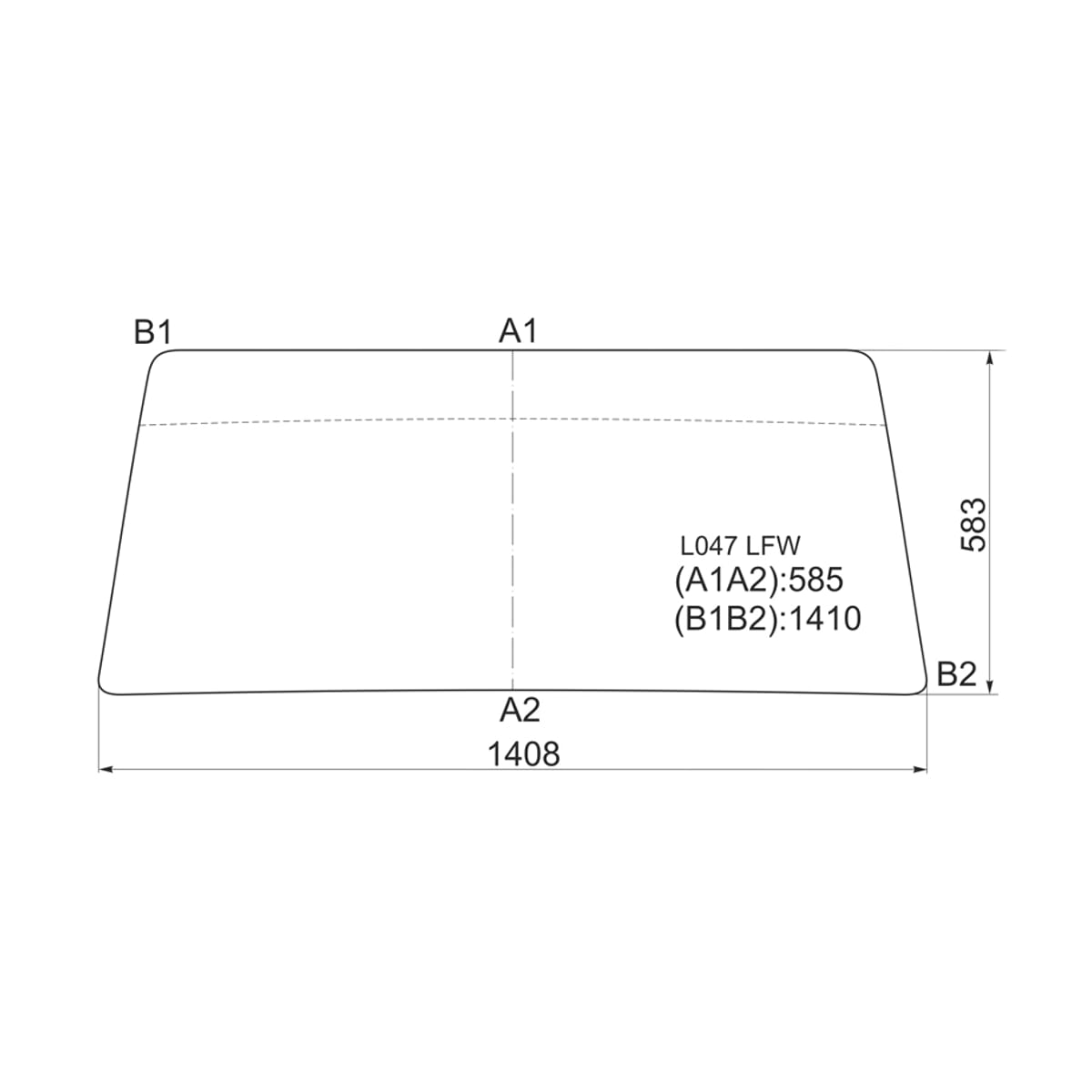 XYG Стекло лобовое Mitsubishi Pajero 81-90 / Hyundai Galloper 91-07