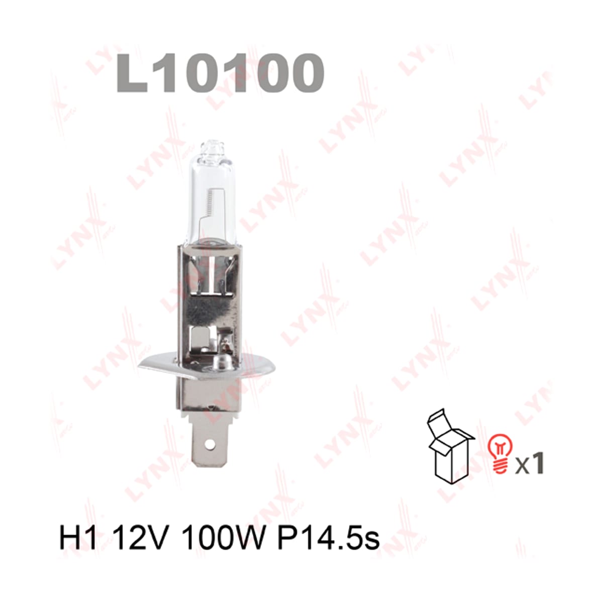 Деталь Лампа H1 12V 100W P14.5S LYNXAUTO