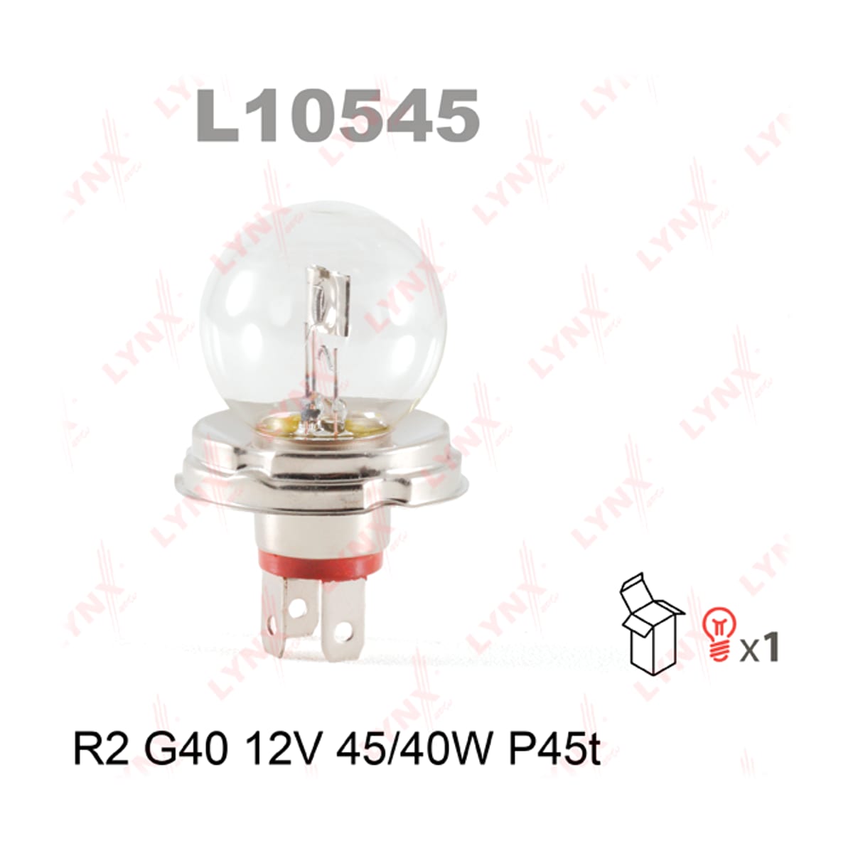 Деталь Лампа R2 12V 45/40W P45T-41 LYNXAUTO