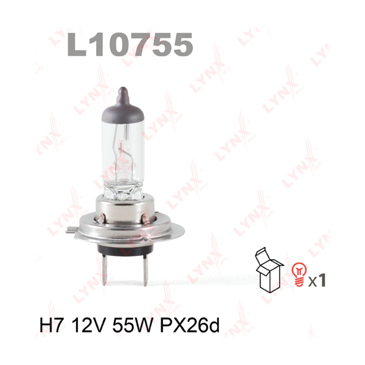 Деталь Лампа H7 12V 55W PX26D LYNXAUTO