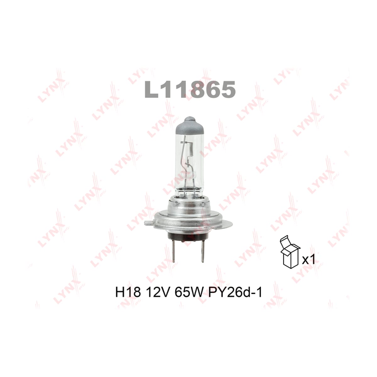 LYNXAUTO Лампа H18 12V 65W PY26d-1