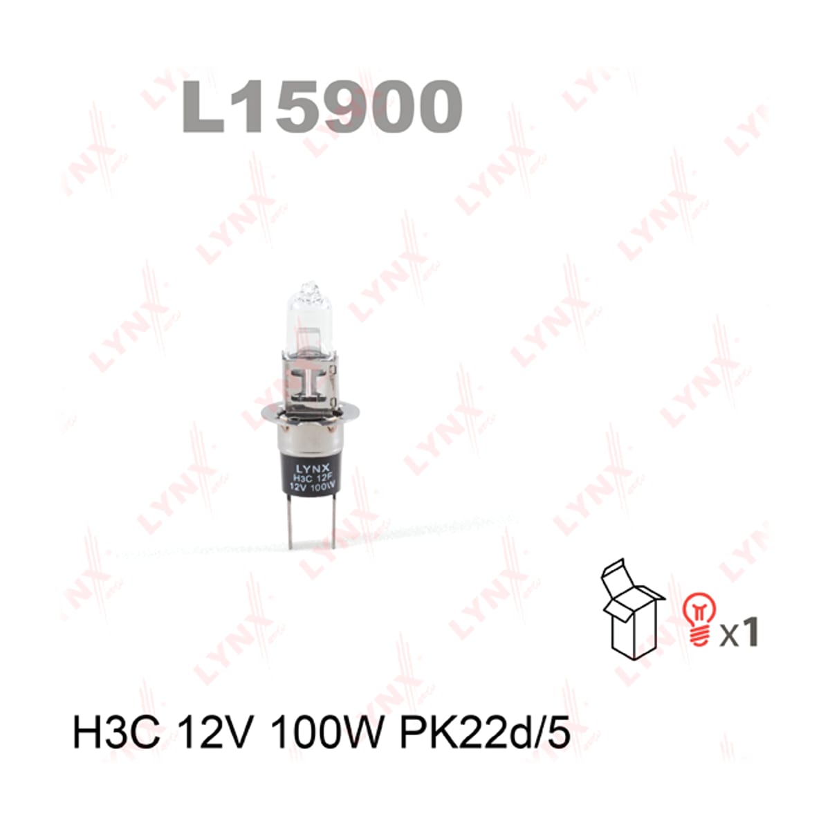 Деталь Лампа H3C 12V 100W PK22d/5 LYNXAUTO