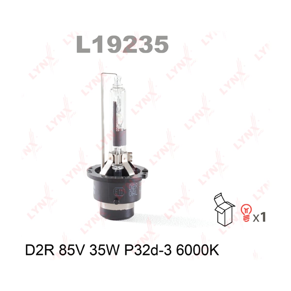Деталь Лампа D2R 12V 35W P32d-3, 6000K LYNXAUTO