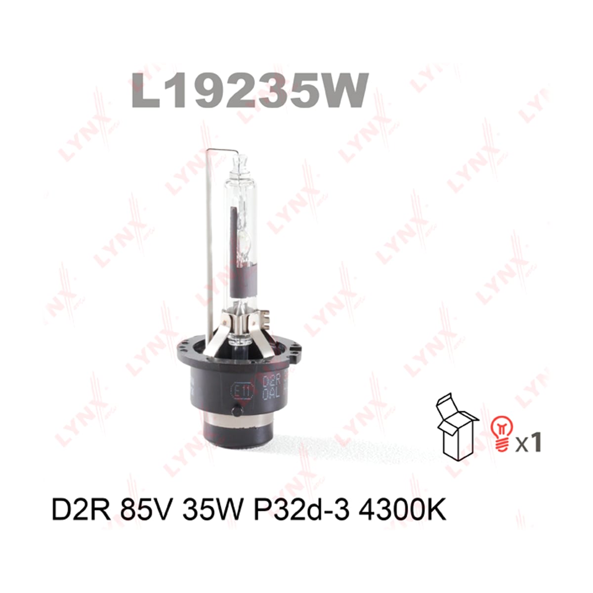 Деталь Лампа D2R 12V 35W P32d-3, 4300K LYNXAUTO