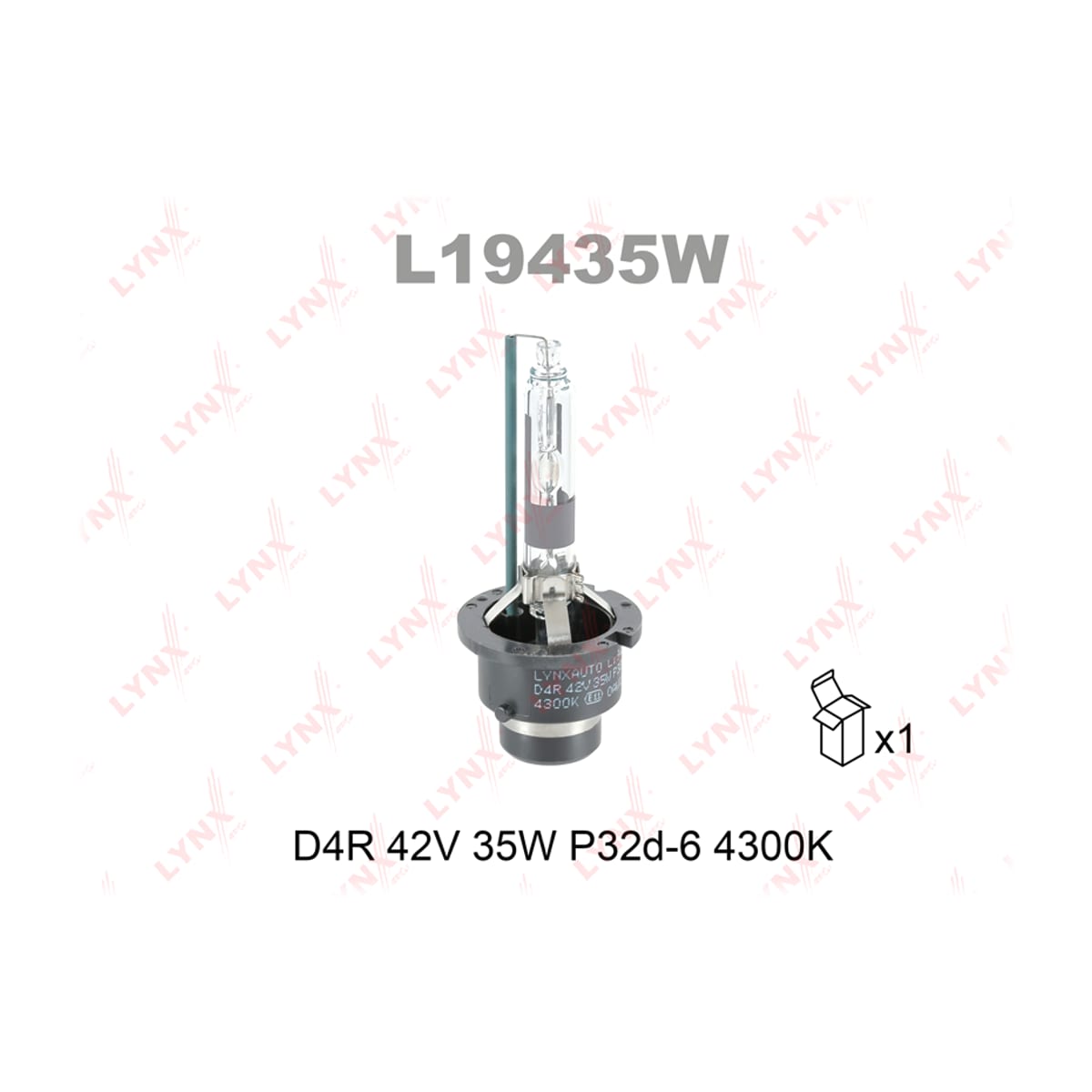 Деталь Лампа D4R 12V (35W) P32d-6 4300K LYNXAUTO