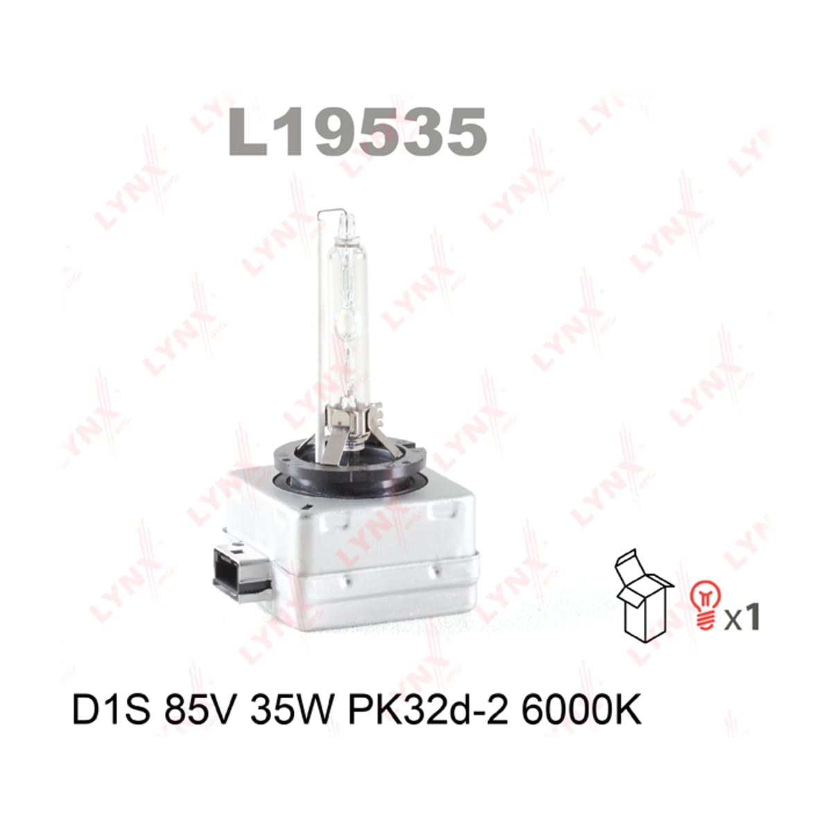 Деталь Лампа D1S 12V 35W PK32d-2, 6000K LYNXAUTO