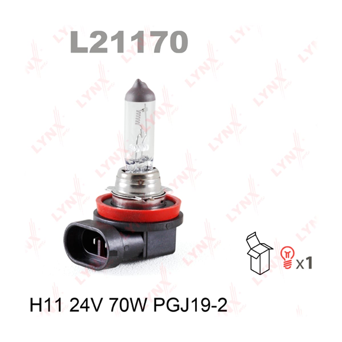 Деталь Лампа H11 24V 70W PGJ19-2 HCV LYNXAUTO