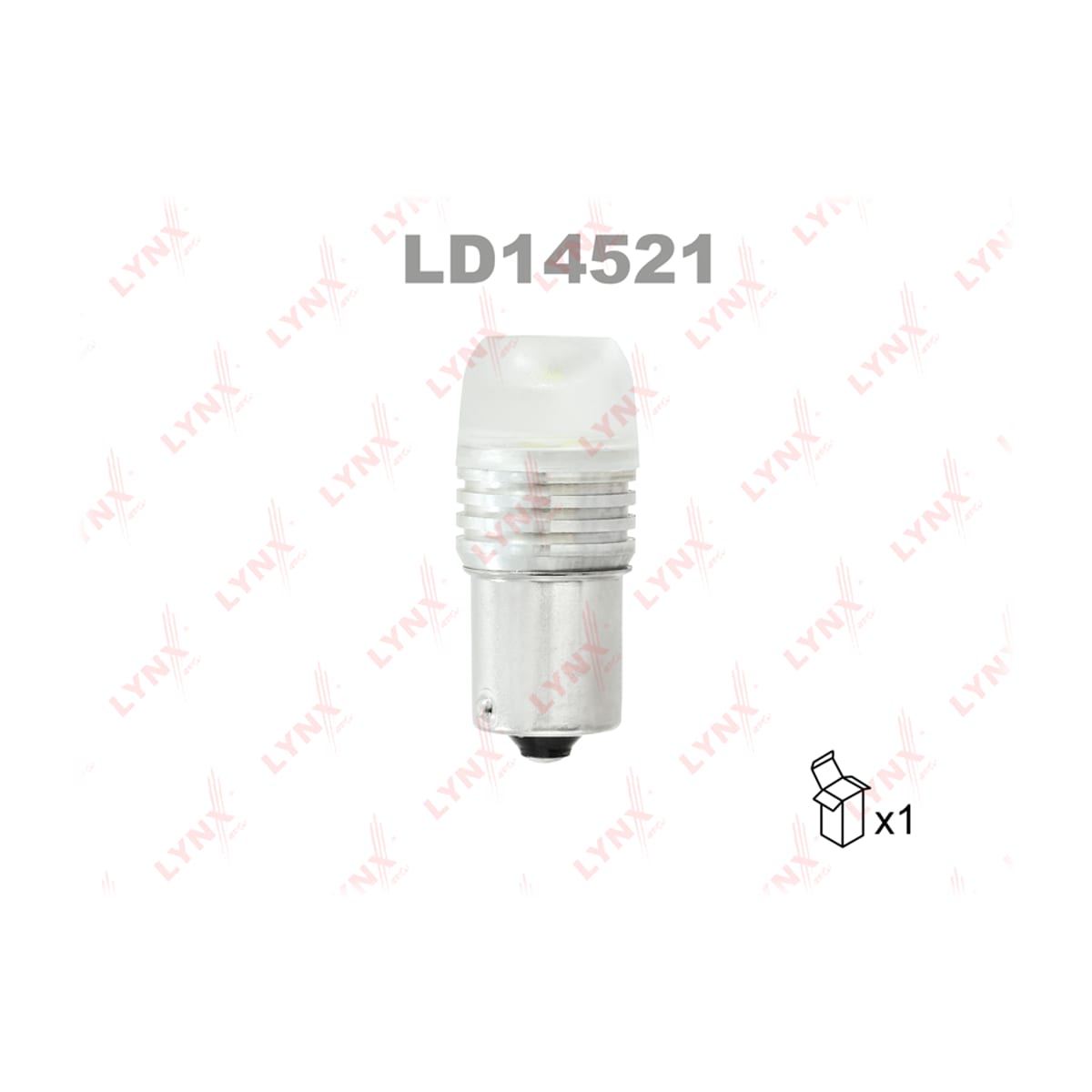 Деталь Лампа светодиодная LED P21W S25 12V BA15s SMDx1 12000K LYNXAUTO