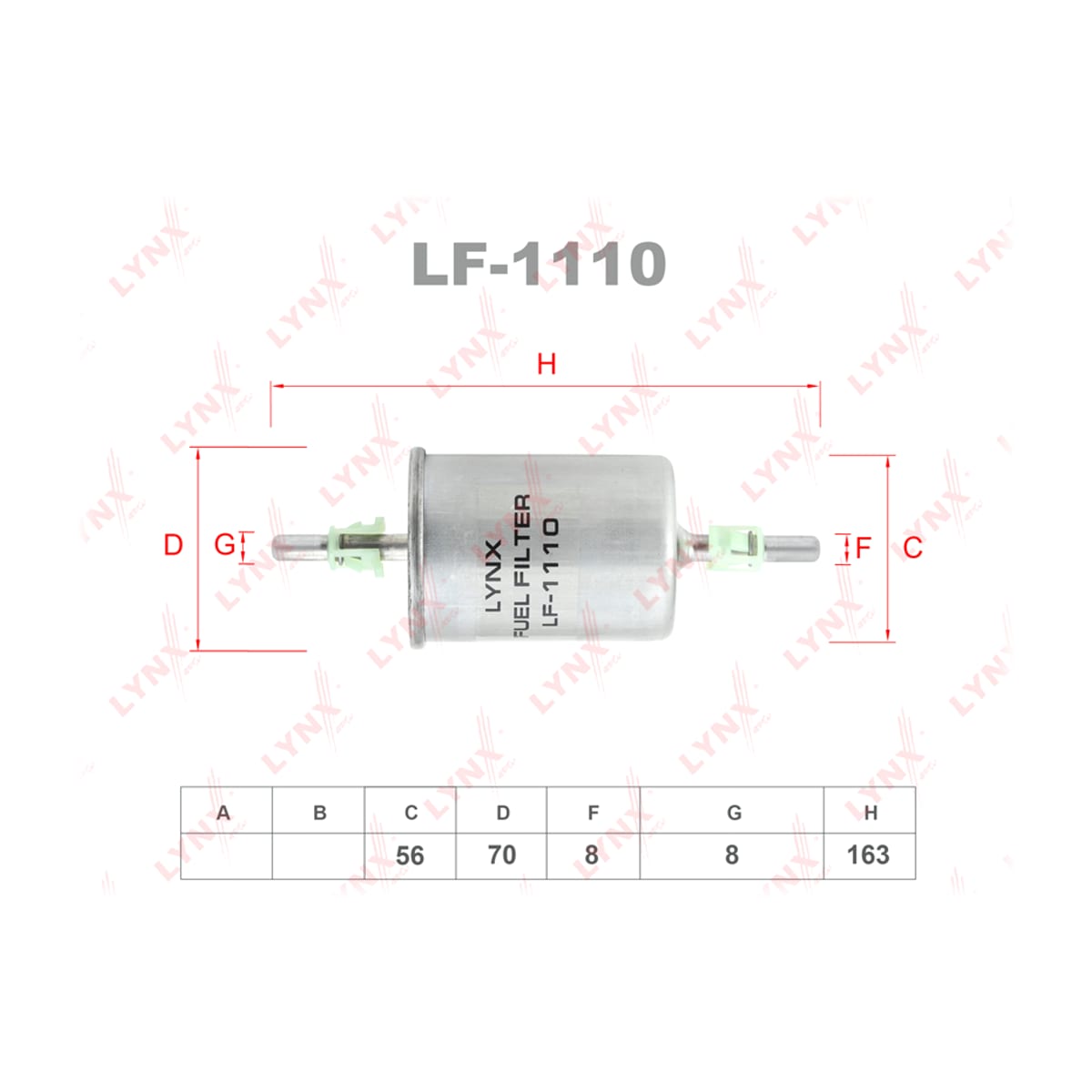 Деталь Фильтр топливный LADA 2108-099/2110-12/2113-15/GRANTA/KALINA/PRIORA LYNXAUTO