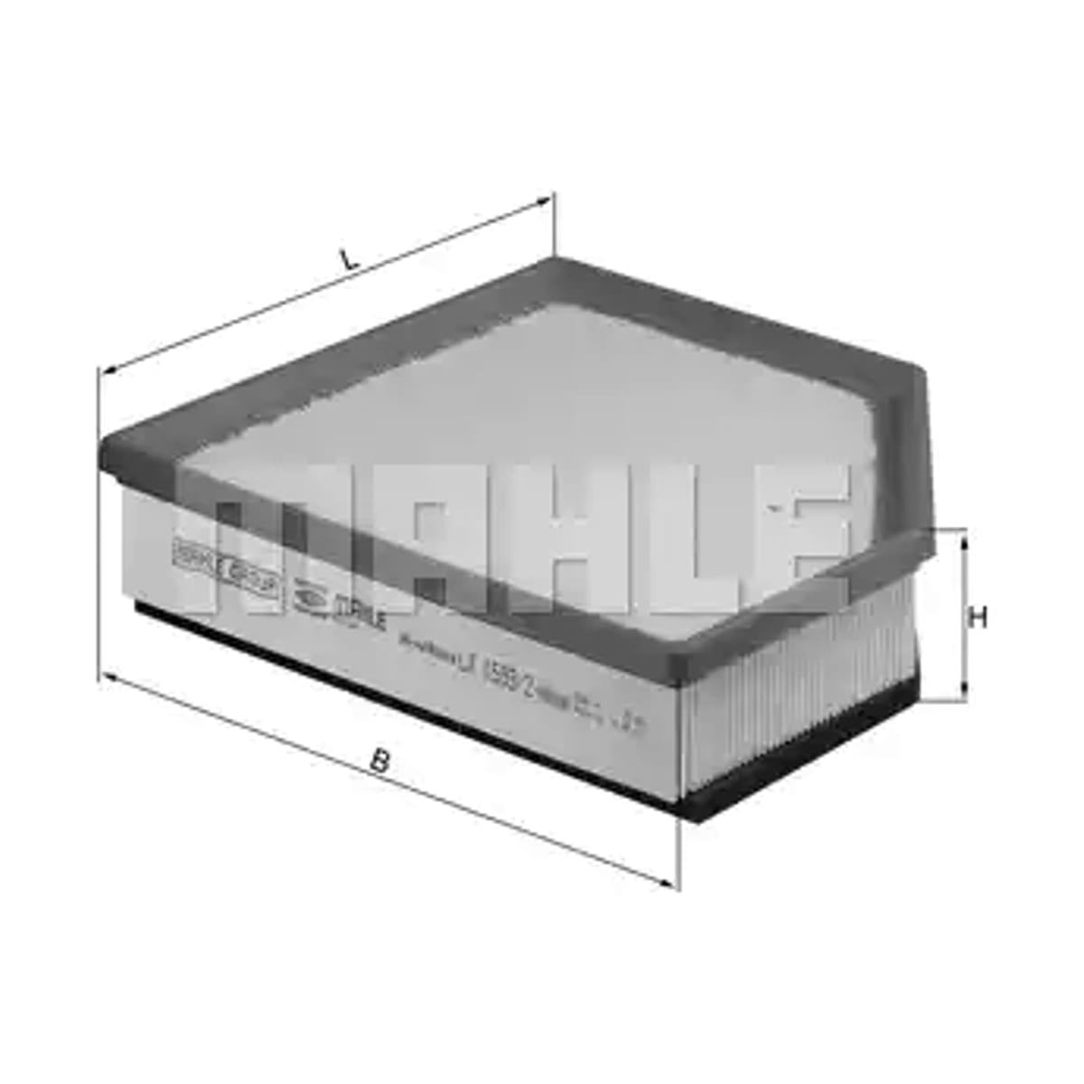 KNECHT Фильтр воздушный LX1593/2