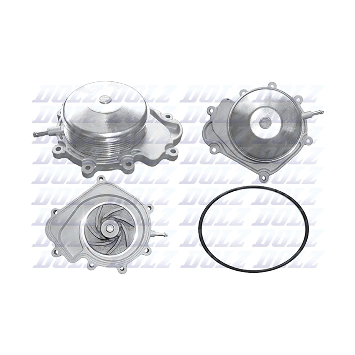 DOLZ Насос водяного охлаждения Mercedes-Benz C-Class 07-15 / E-Class 09-17 M651D22;M651D22G;M651D22G4;M651D22R