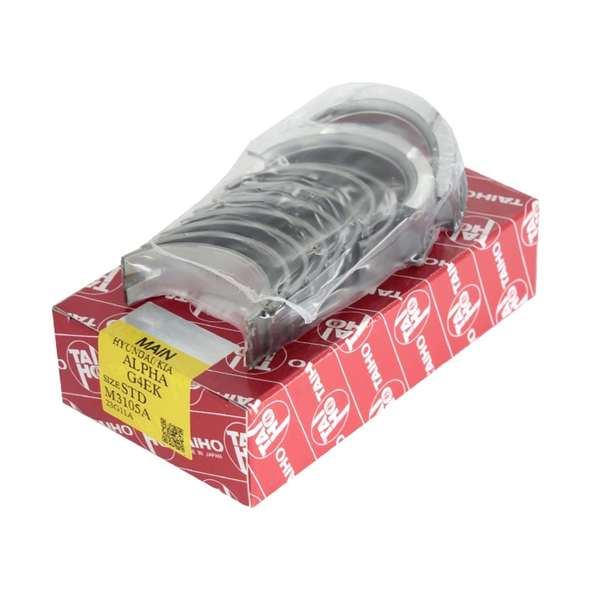 Деталь Вкладыш коренной (STD/ к-т) Hyundai Elantra 00-09 / Accent 99-12 G4ED;G4EE;G4EK;G4ER;G4FC;G4FK TAIHO
