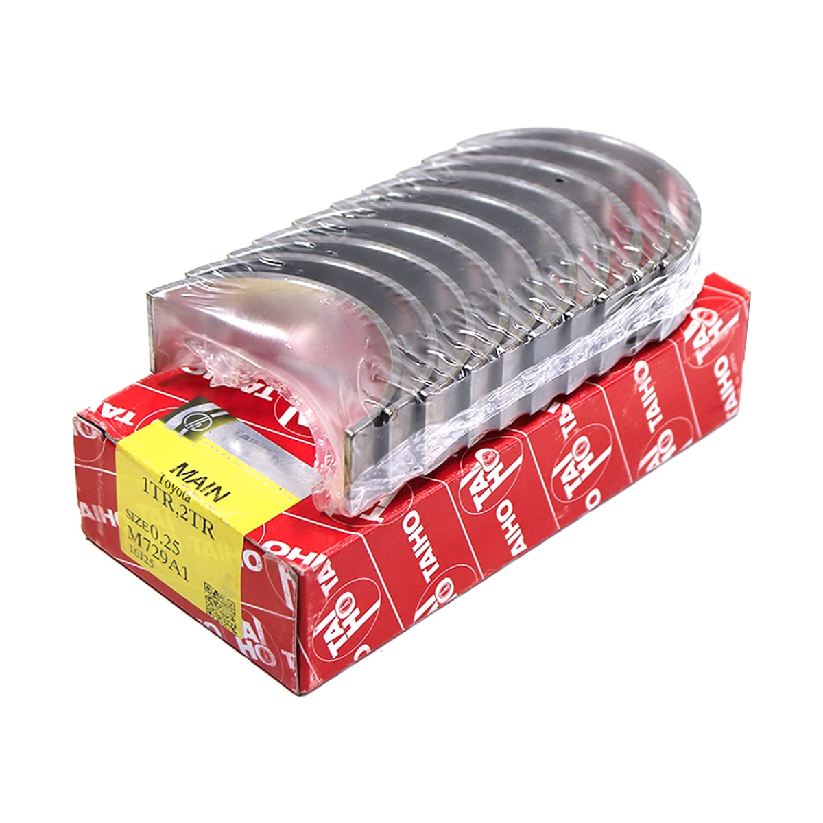 TAIHO Вкладыш коренной (0.25/ к-т) Toyota Crown 95-97 / Hiace 96-20 1TRFE;1TRFPE;2TRFE M729A1025