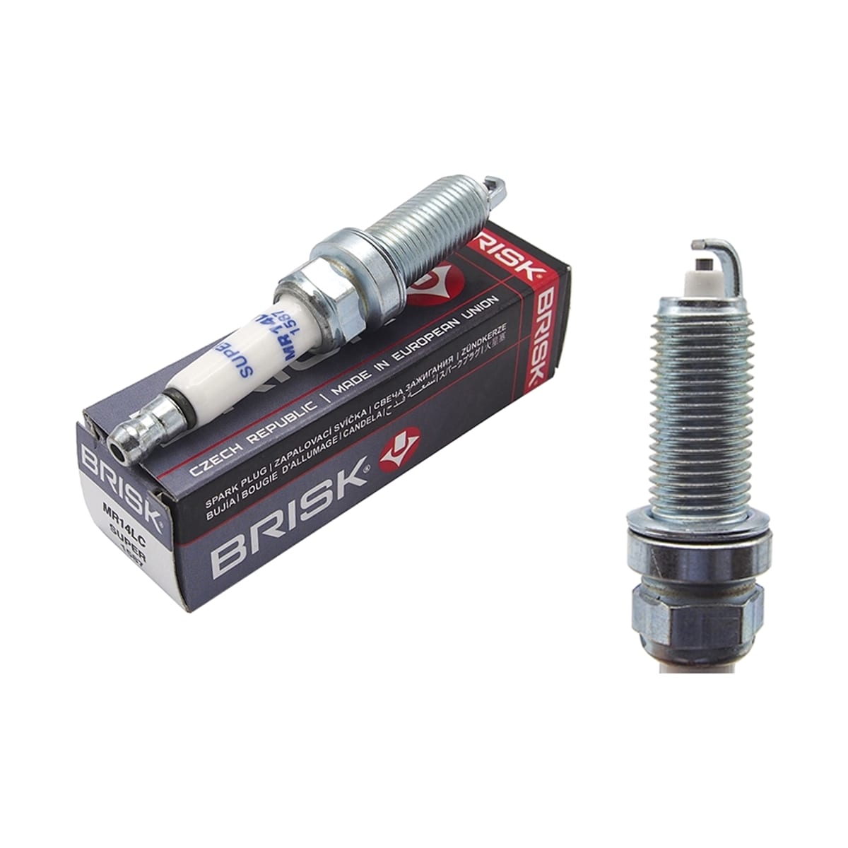Деталь Свеча зажигания Citroen C3 01-10 / Peugeot 207 06-15 (KFU/ET3J4/BR10DE/H4D400/D4F740/D4F712) BRISK