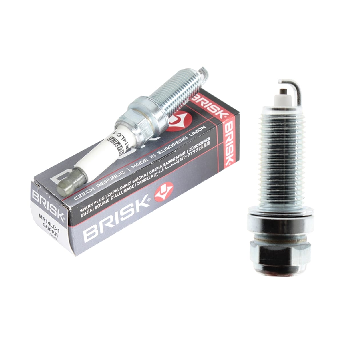 BRISK Свеча зажигания Citroen C3 01-10 / Peugeot 207 06-15 (KFU/ET3J4/BR10DE/H4D400/D4F740/D4F712)