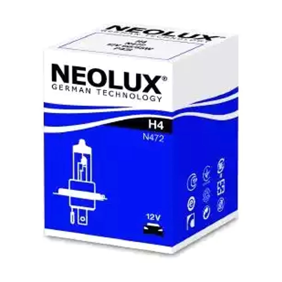Деталь Автолампа H4 12V 60/55W P43t В NEOLUX