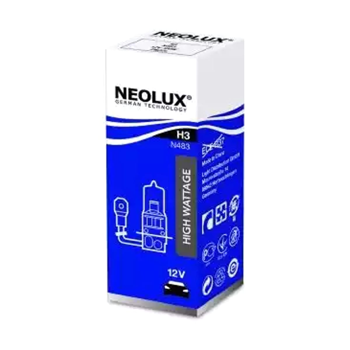 Деталь Лампа H3 12V 100W Pk22s NEOLUX